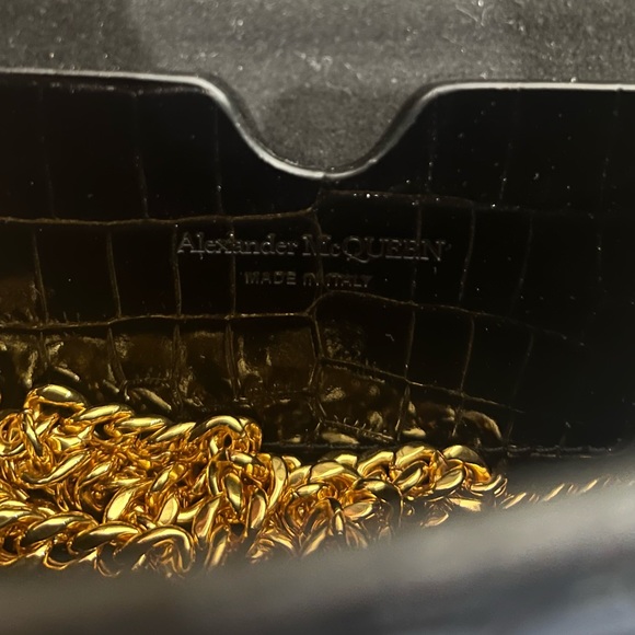 ALEXANDER MCQUEEN BAG INSIDE NAME - Picture 1 of 2